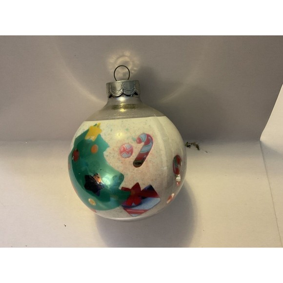 1992 Hallmark Keepsake Grandparents Glass Christmas Ornament - Picture 3 of 4